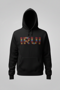 Black IRUI Hoodie Mockup